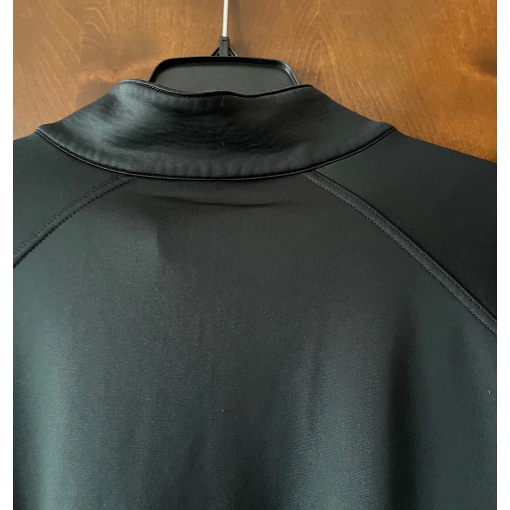 Nike Golf Dri-FIT Thermal‎ Pullover XL Black Yellow Long Sleeve Shirt